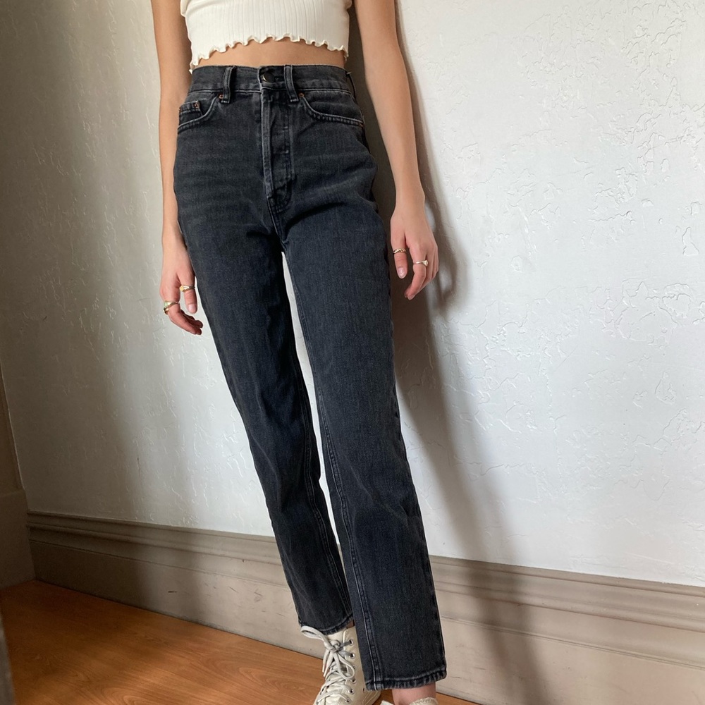 Women’s black pacsun mom jeans size 22